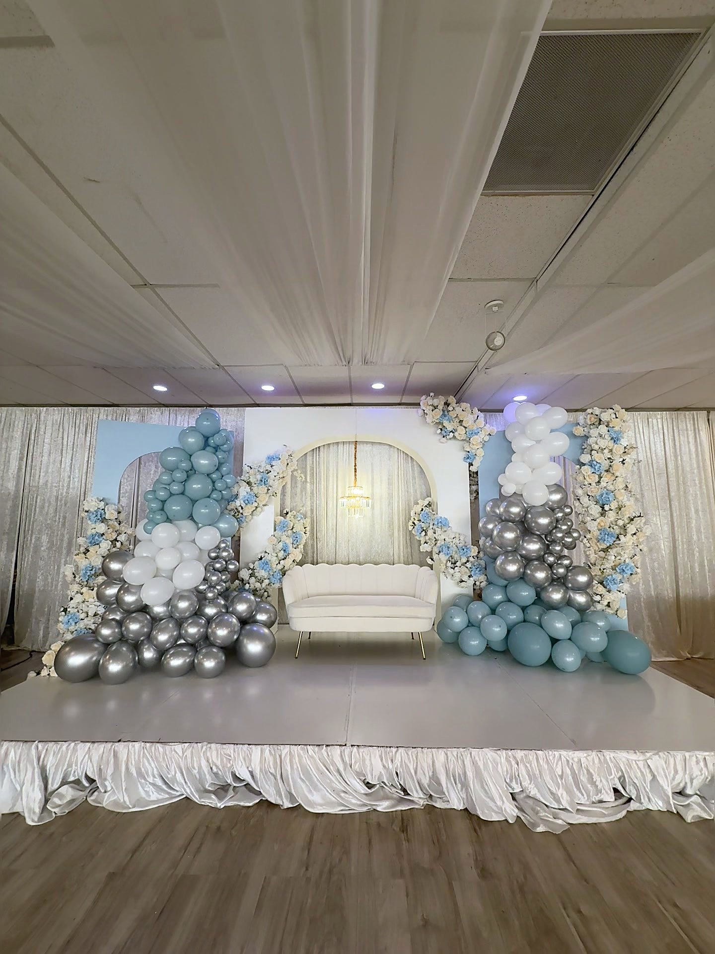 Elegant ballroom setup at 5959 West Orlando event venue